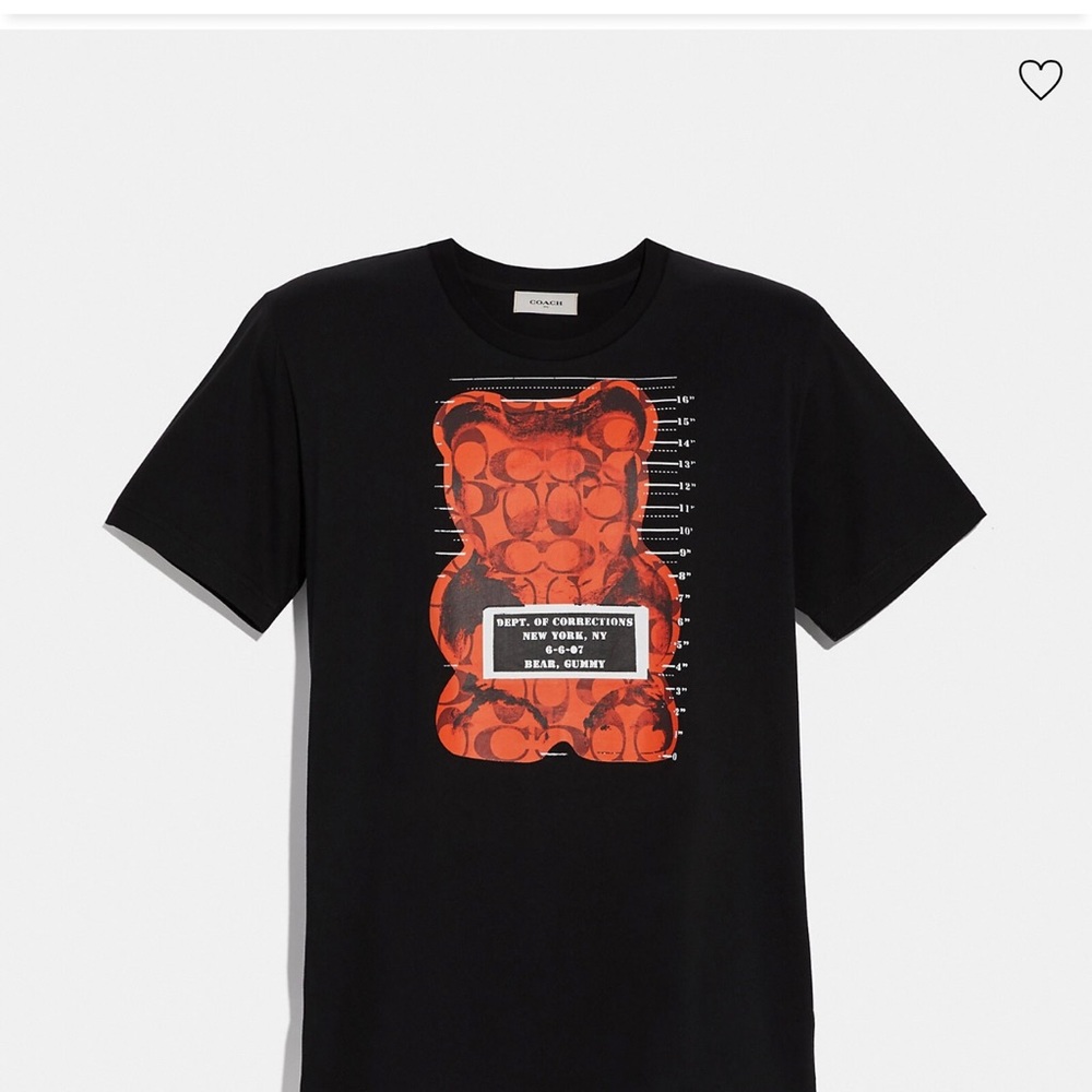 Coach Vandal Gummy graphic black t-shirt